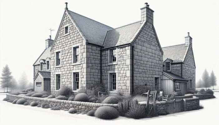Clermont Gris Limestone for a Charming Farmhouse Style in Fife
