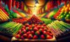 Vibrant Colorful Food Displays: Essential Tricks to Impress
