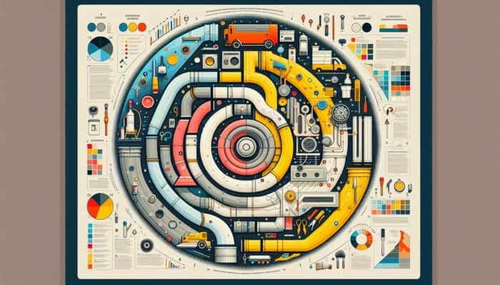 Infographic on duct cleaning services in New Westminster, displaying clean versus dirty ducts, tools, and a service area map.